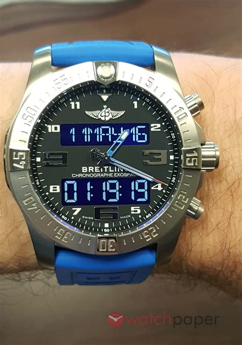 breitling chronographe exospace|breitling exospace b55 review.